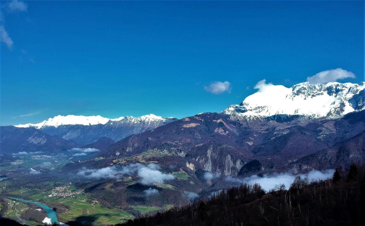 Hisa Bohinc Z Wellnessom Villa Tolmin Kültér fotó