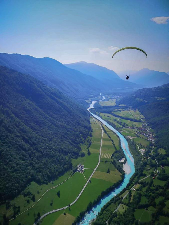 Hisa Bohinc Z Wellnessom Villa Tolmin Kültér fotó