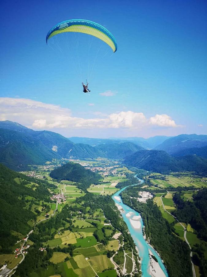 Hisa Bohinc Z Wellnessom Villa Tolmin Kültér fotó