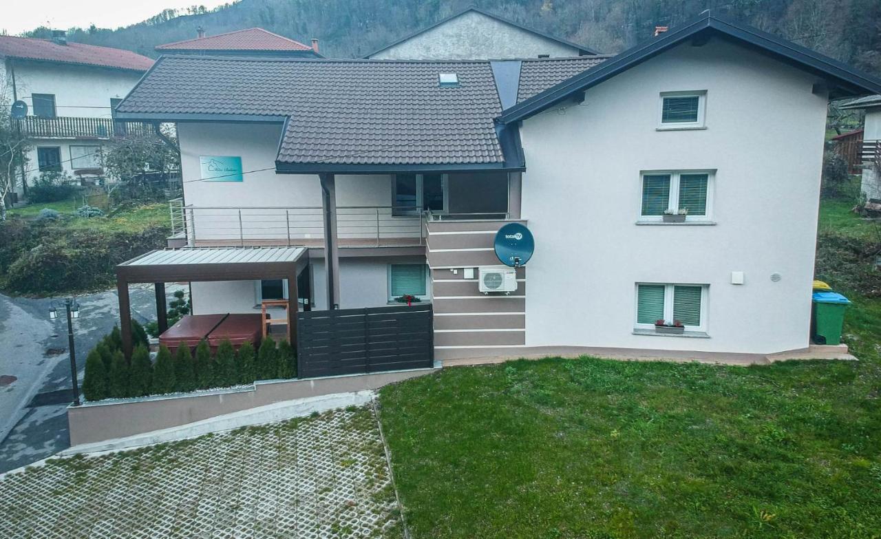Hisa Bohinc Z Wellnessom Villa Tolmin Kültér fotó